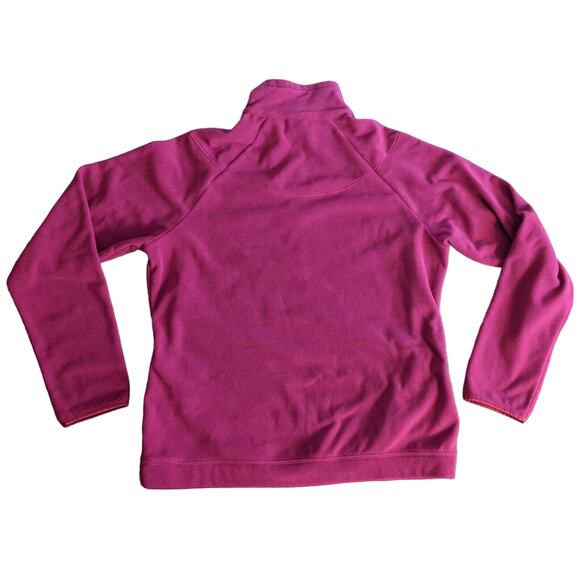 EUC REEBOK Ladies Long Sleeve Pullover Pink Fleece Jacket Size LARGE - Picture 2 of 4